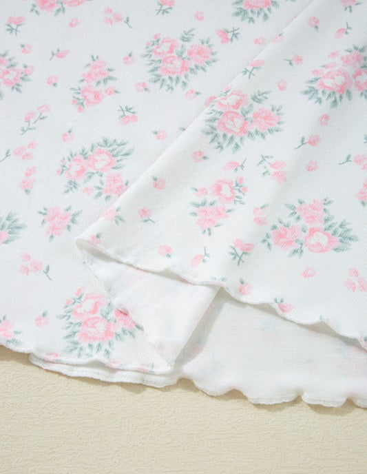 Floral Lettuce Trim Set