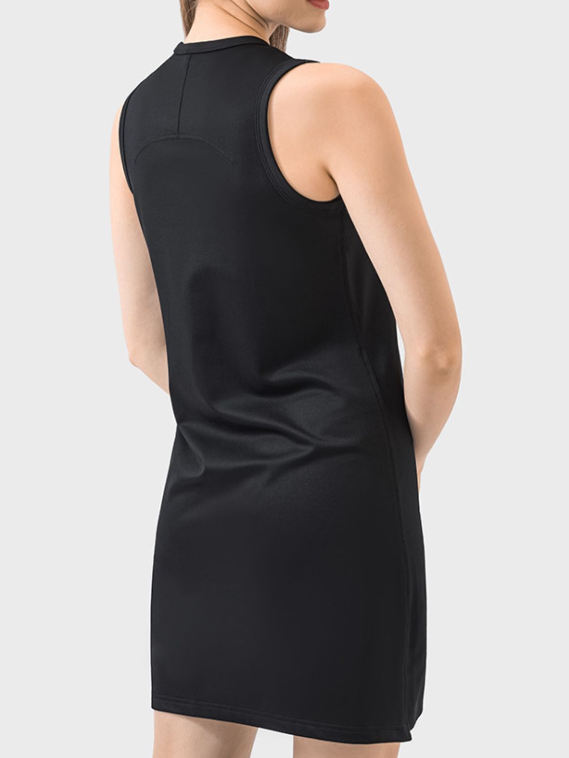Round Neck Sleeveless Active Dress {5 colors}