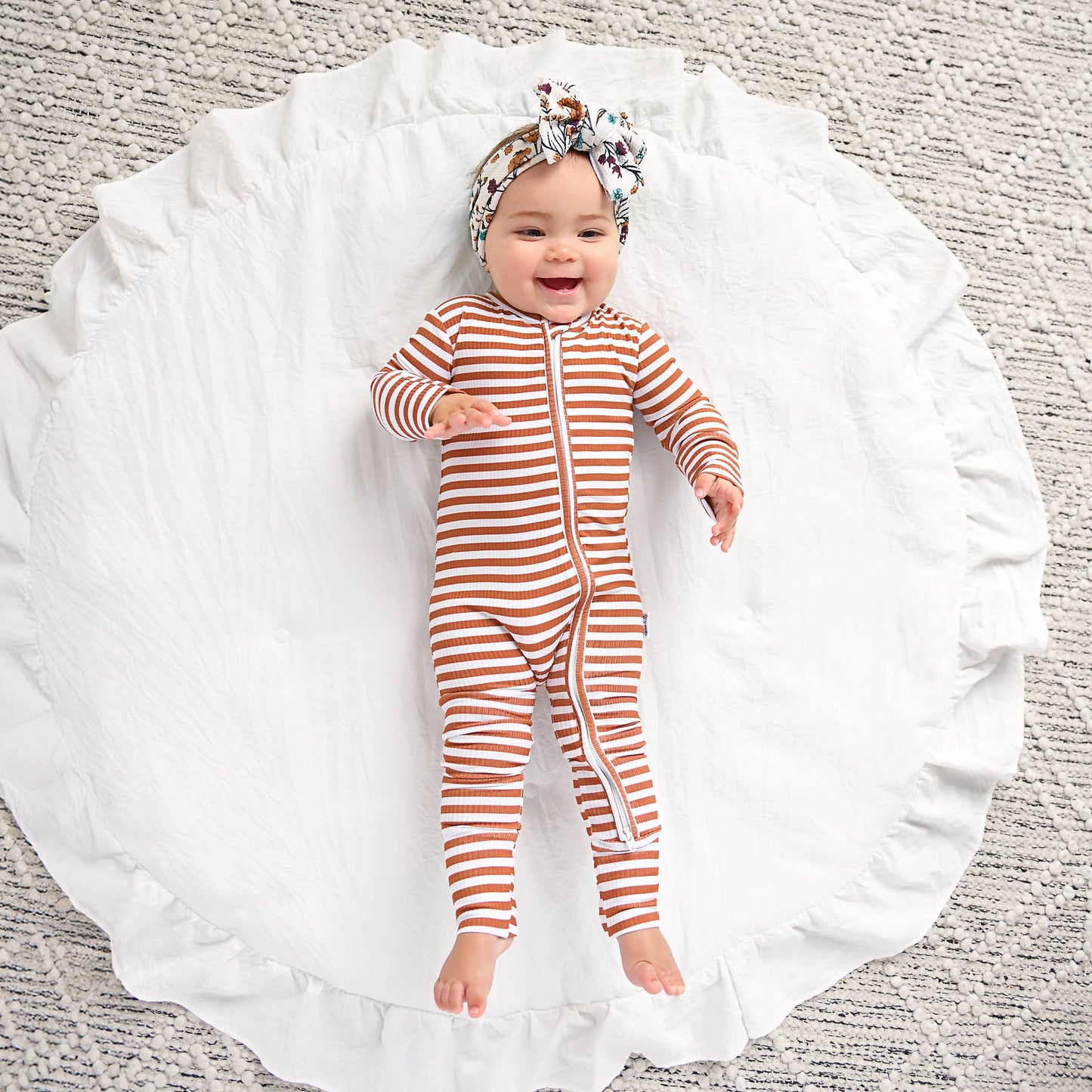 Chase Brown Ribbed ZIP Bamboo