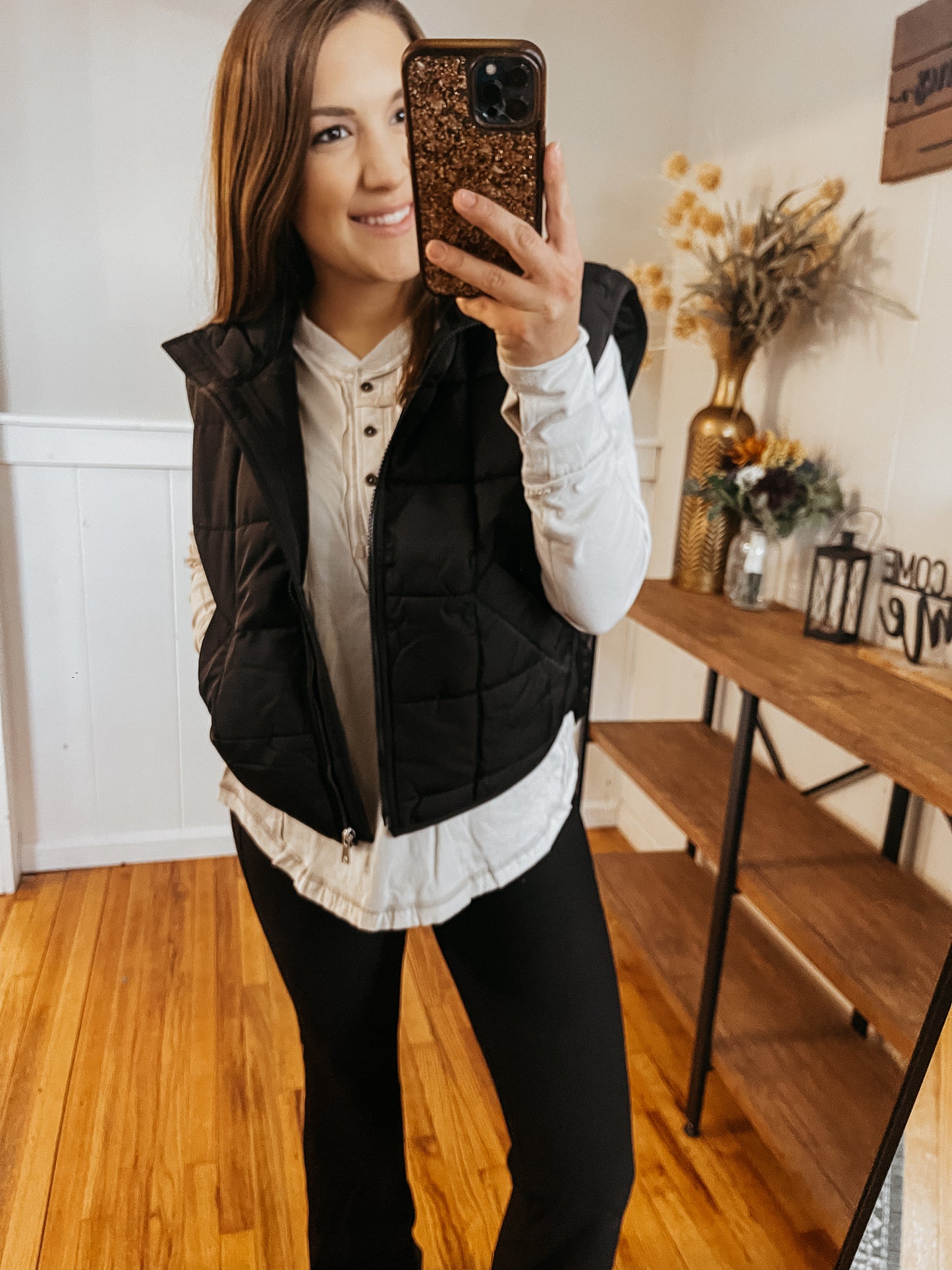 Exposed Seam Top: Oatmeal