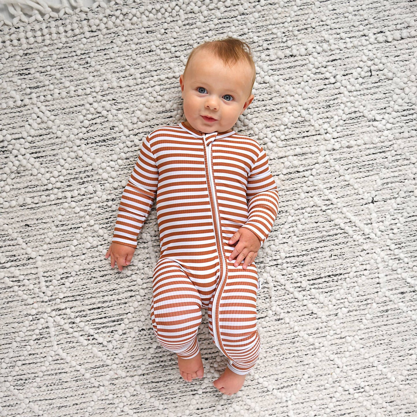 Chase Brown Ribbed ZIP Bamboo