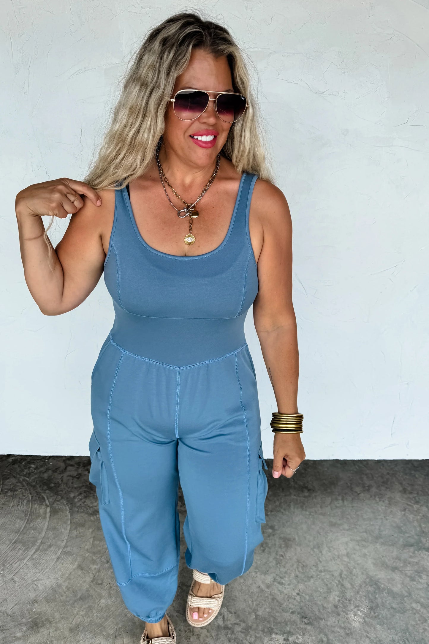 PREORDER: All Set Tank Romper 3 colors