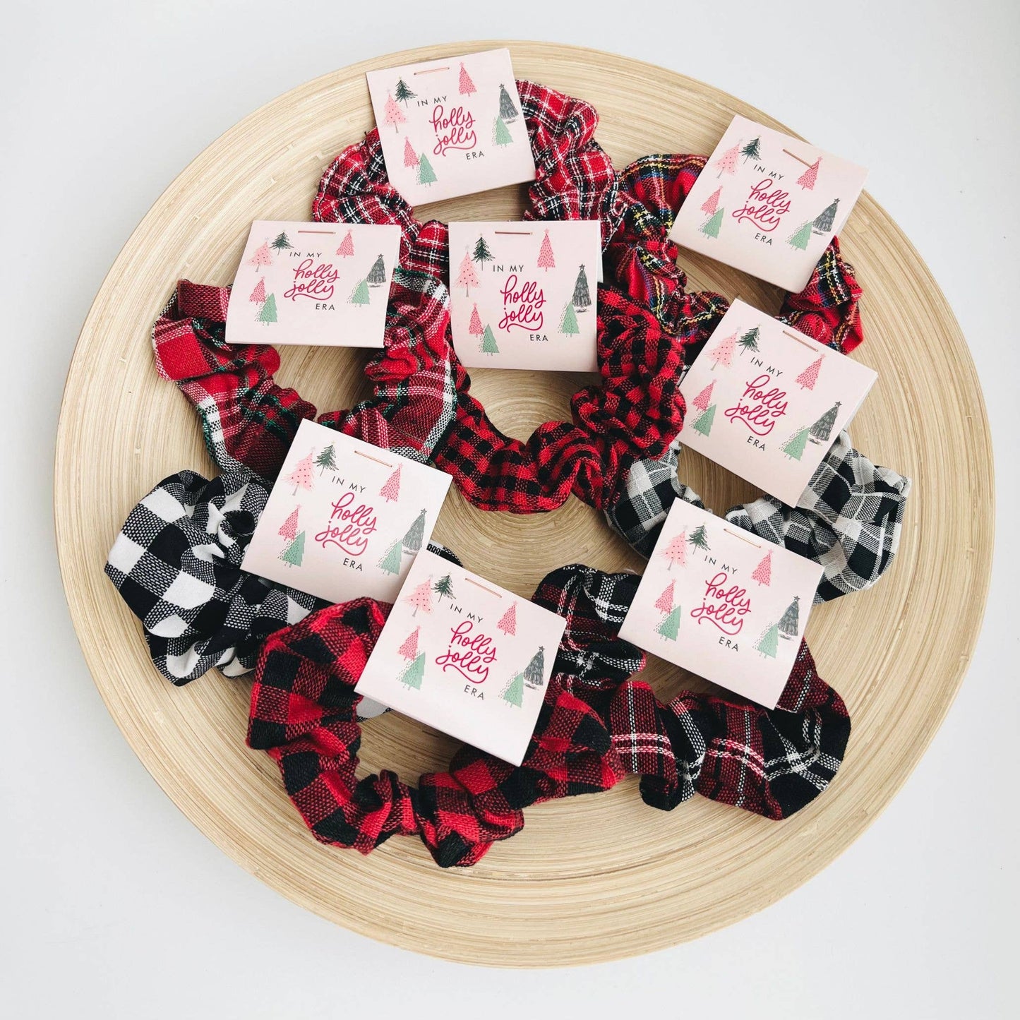 Holiday Christmas Scrunchie Stocking Stuffer