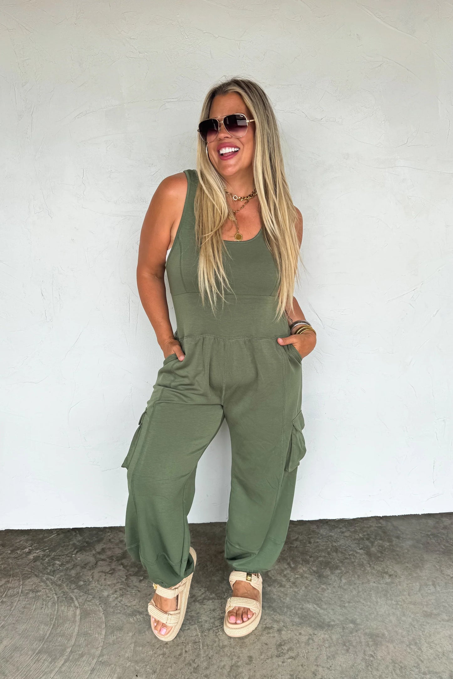 PREORDER: All Set Tank Romper 3 colors