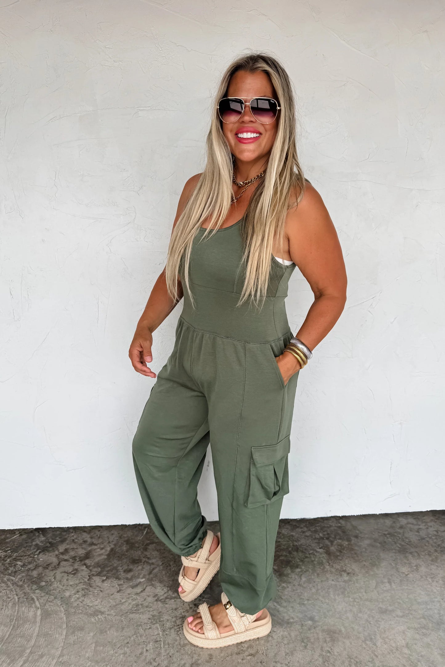 PREORDER: All Set Tank Romper 3 colors