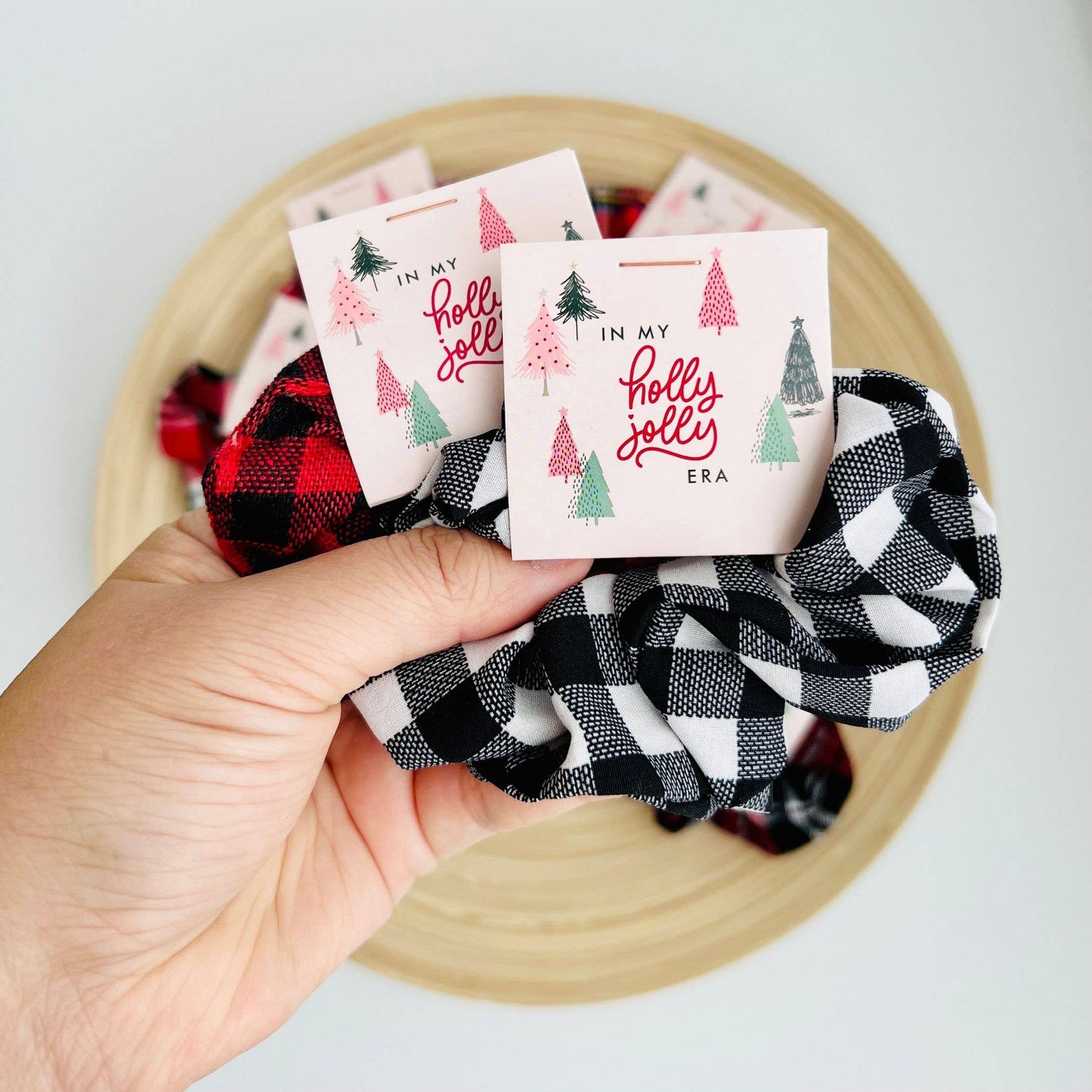 Holiday Christmas Scrunchie Stocking Stuffer