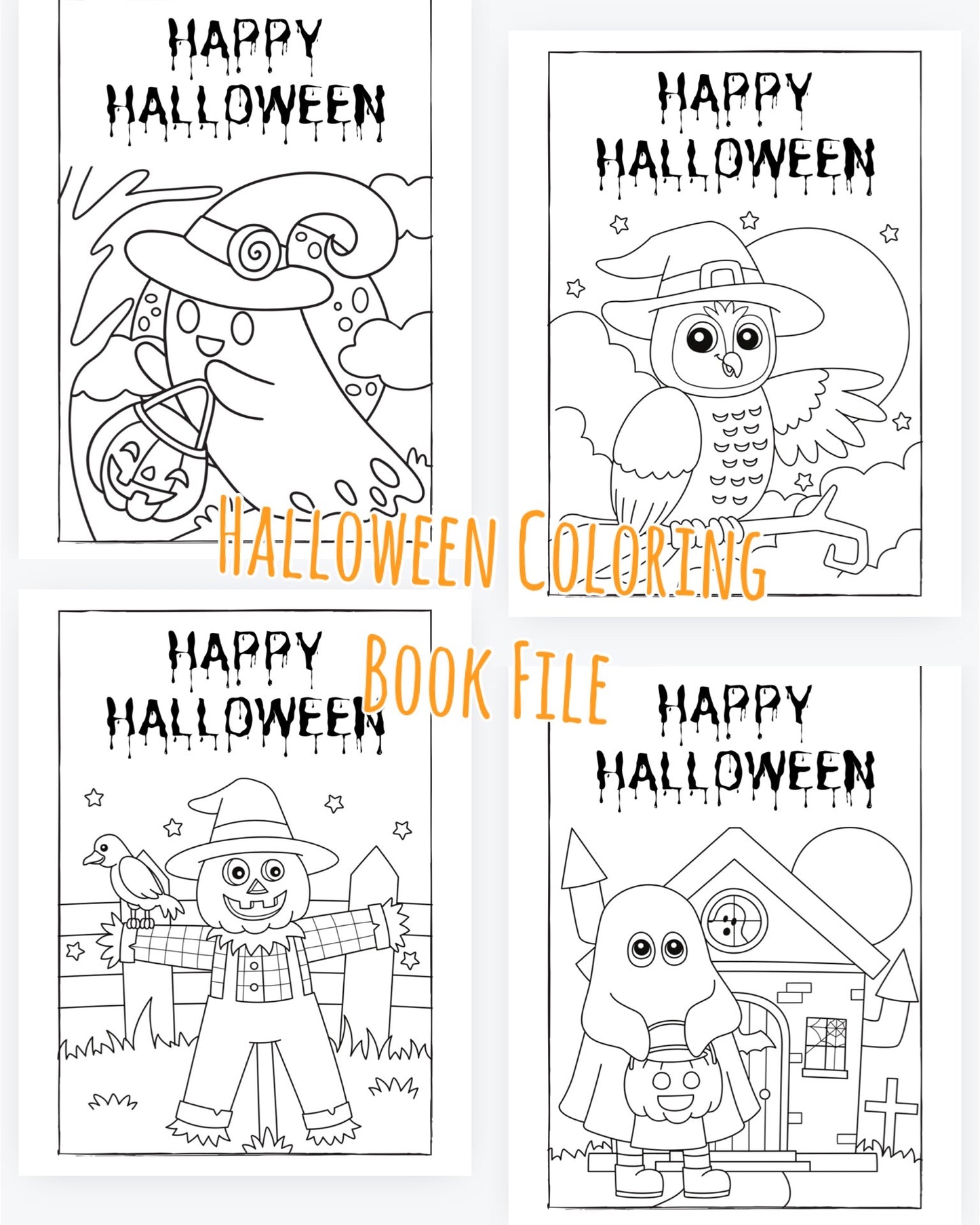 Printable Halloween Coloring Pages