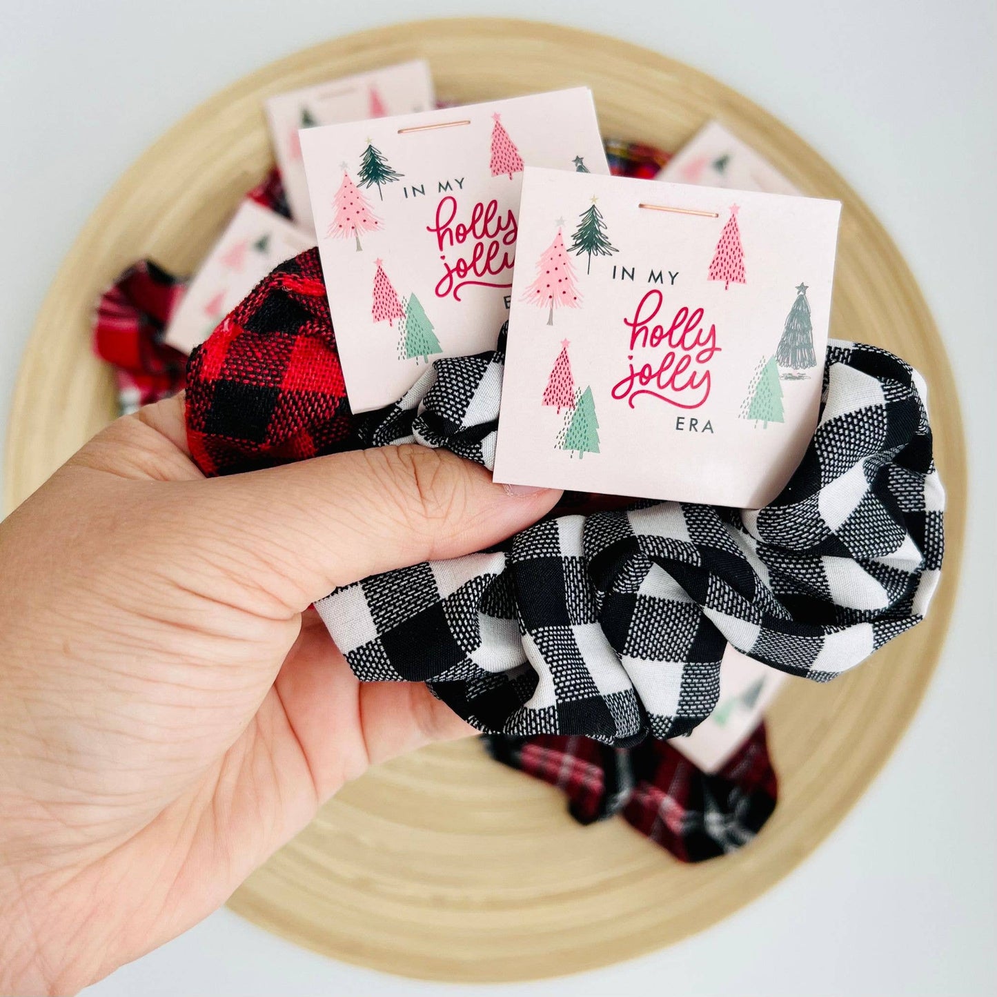 Holiday Christmas Scrunchie Stocking Stuffer