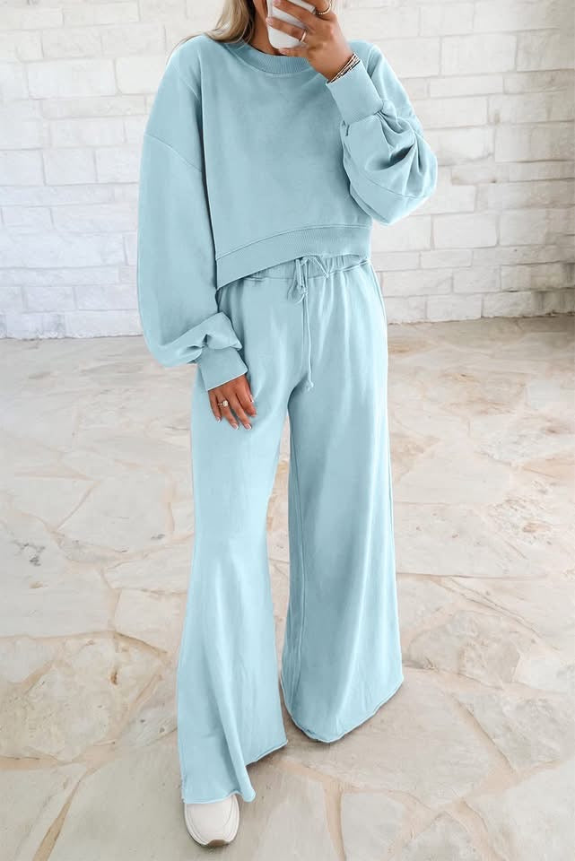 PREORDER: Wide Leg Pant Set