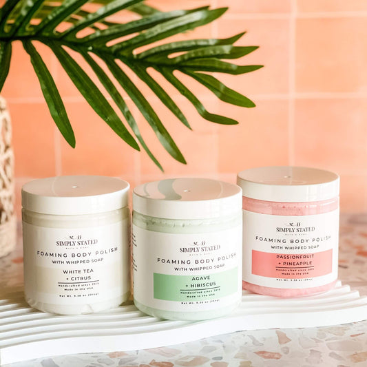 Summer Foaming Body Polish – Exfoliating & Softening Sugar Scrub