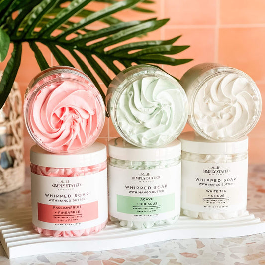 Summer Whipped Soap - Tropical Fluffy & Hydrating Cleanser