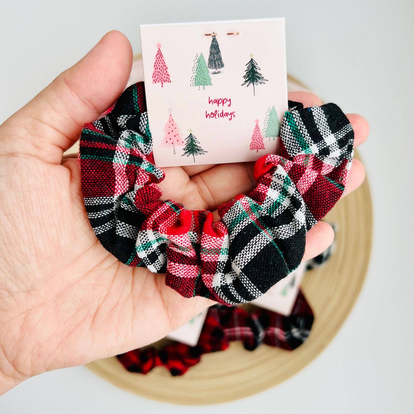 Holiday Christmas Scrunchie Stocking Stuffer
