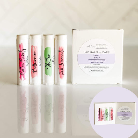Lip Balm 4-Pack: Tropical Escape