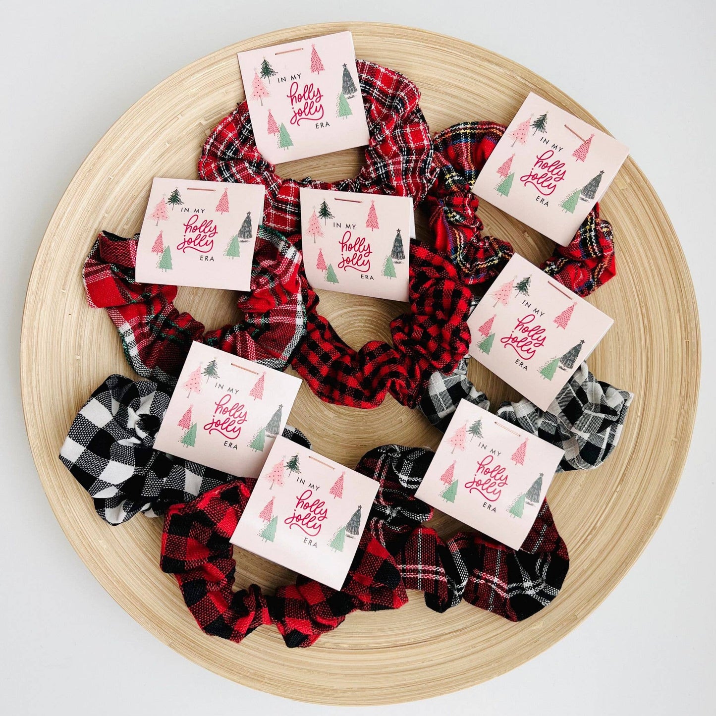 Holiday Christmas Scrunchie Stocking Stuffer