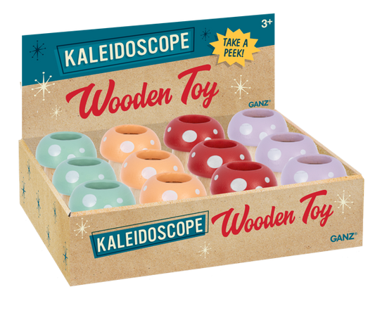 Wooden Mushroom Kaleidoscopes