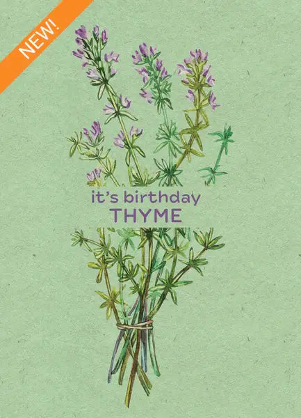 It's Birthday Thyme - Thyme Seed Packets