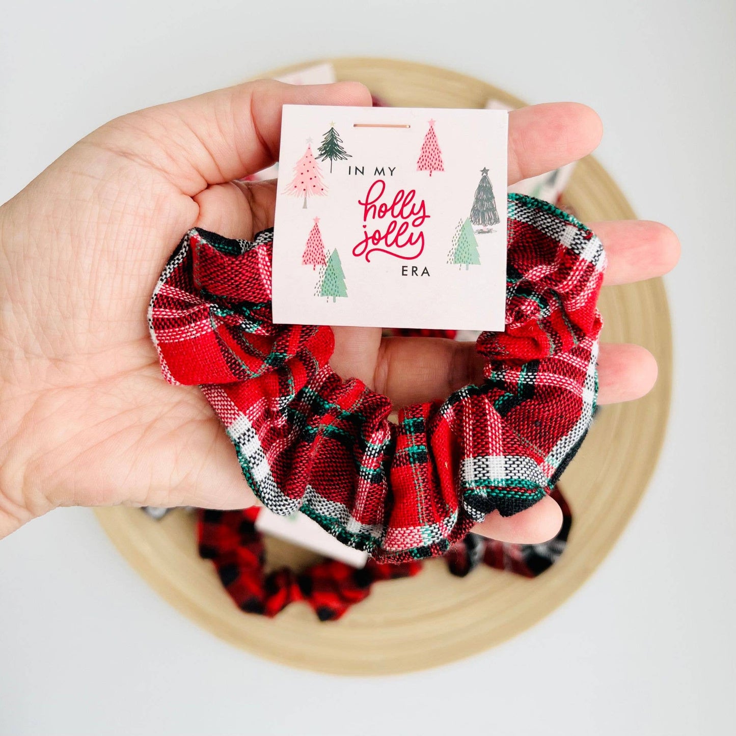Holiday Christmas Scrunchie Stocking Stuffer