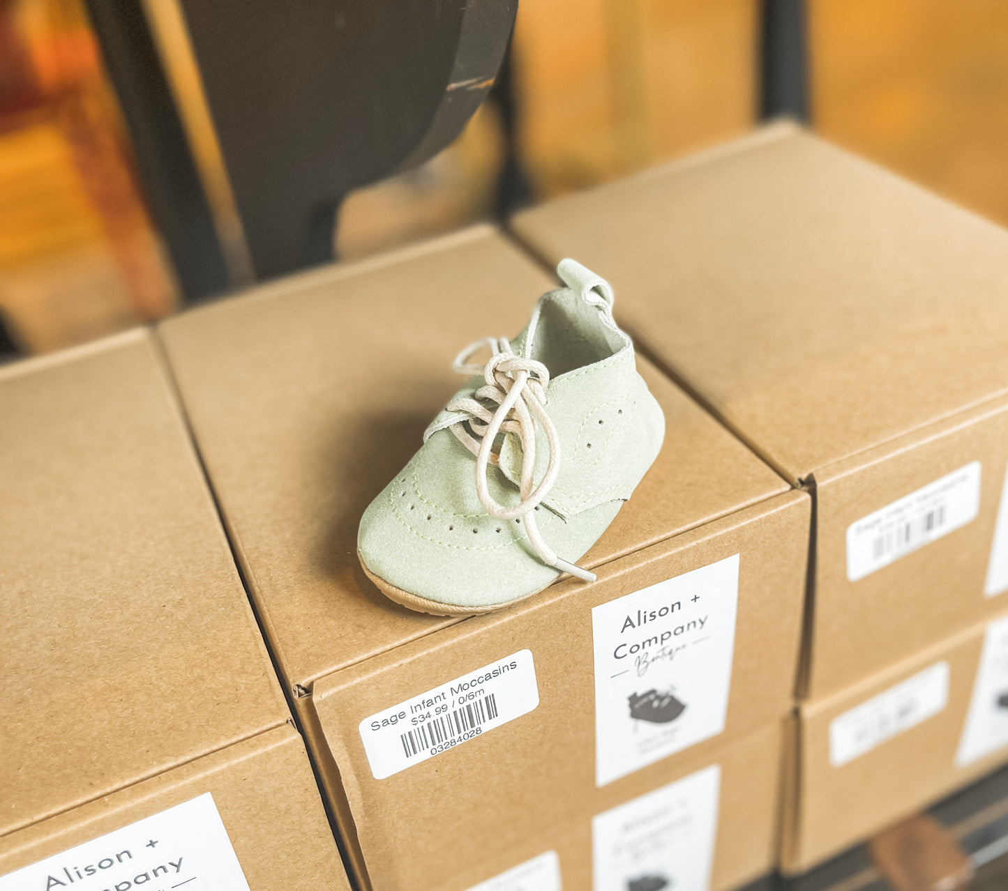 Sage Infant Moccasins