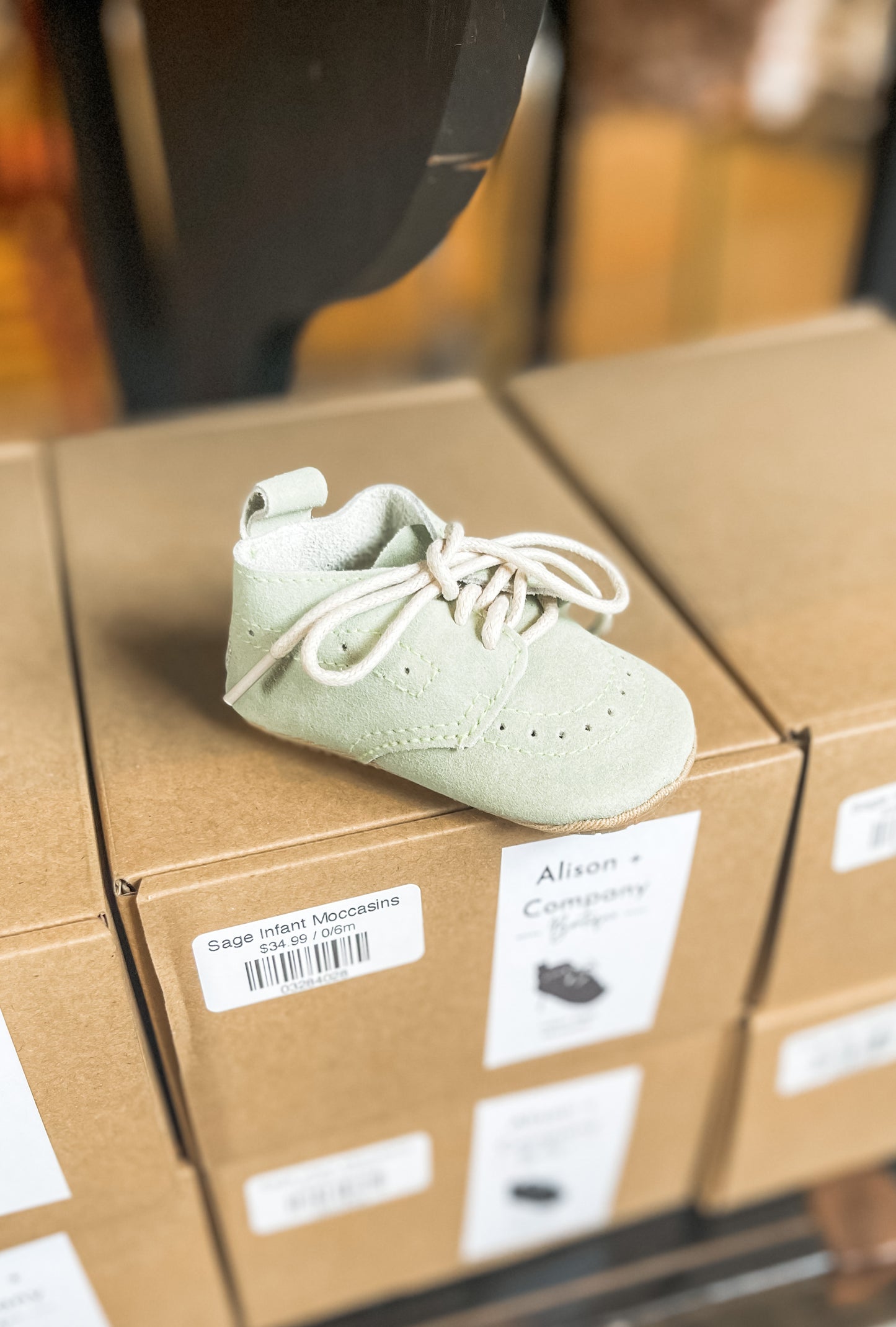 Sage Infant Moccasins
