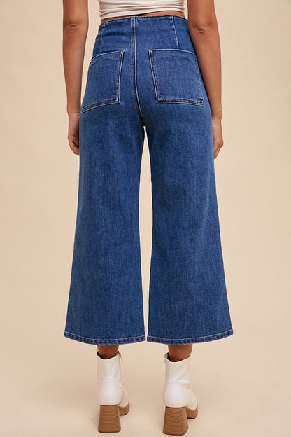 Annie Wear Button Fly High Waist Jeans