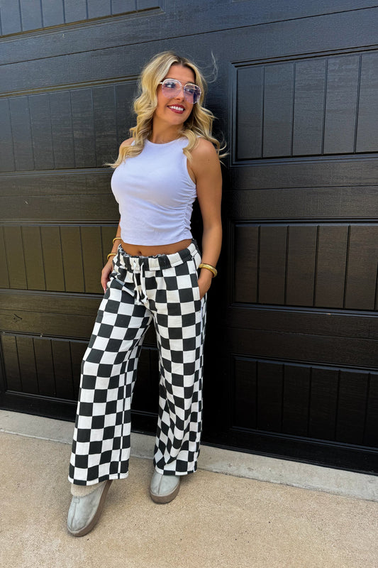 PREORDER: Gridy Girl Wide Leg Joggers