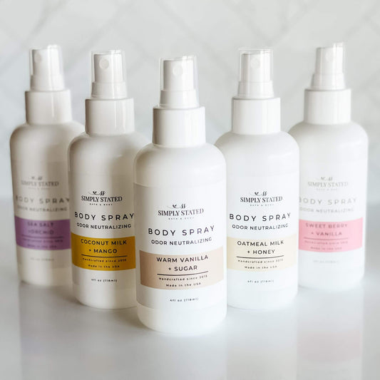 Signature Body Spray-Long Lasting Body Mist: Sweet Berry + Vanilla
