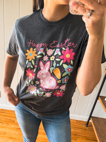 Happy Easter: Tultex Charcoal