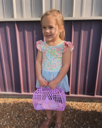 Retro Basket Jelly Bag: Lilac