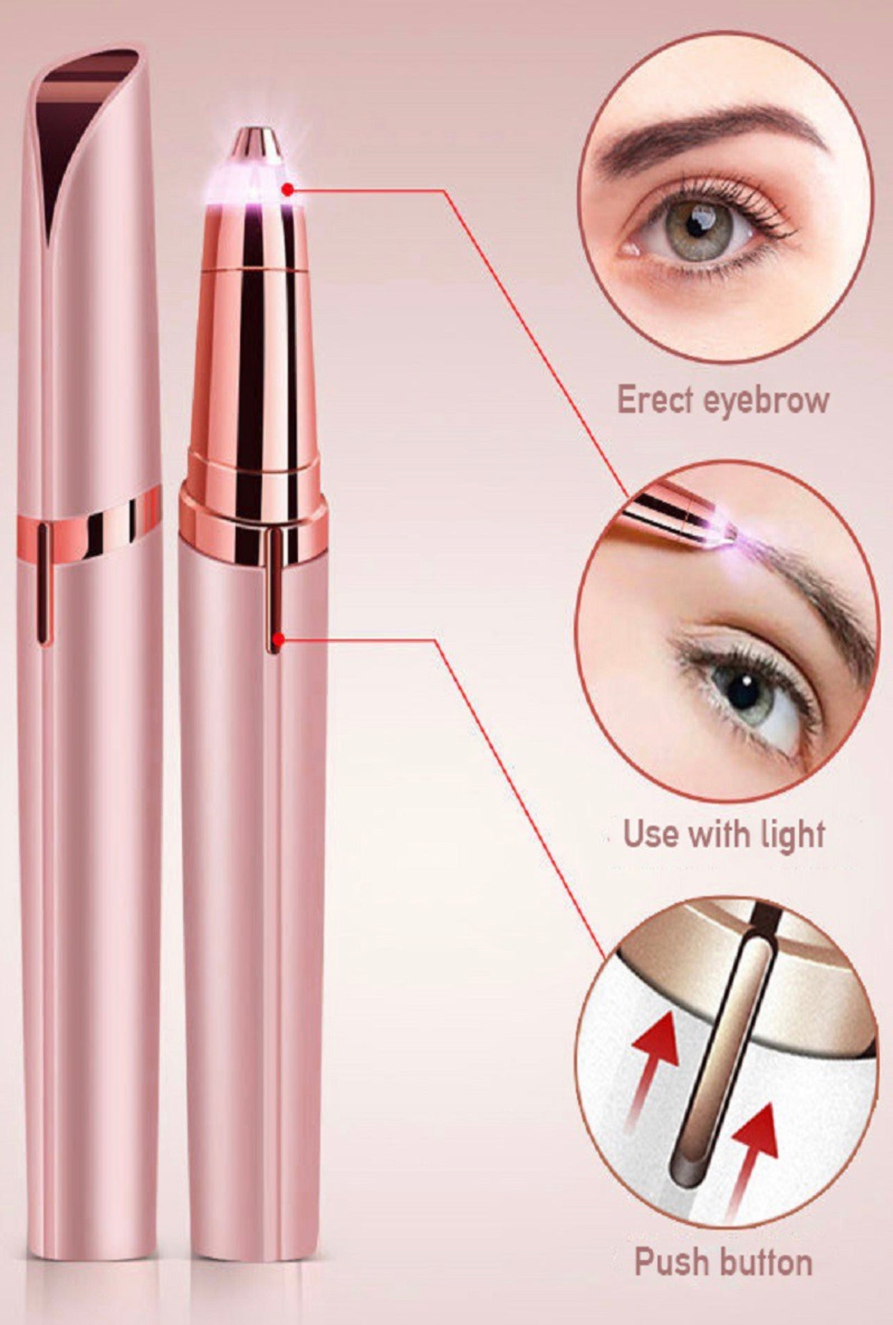 Rechargeable Eyebrow Hair Removal Trimmer