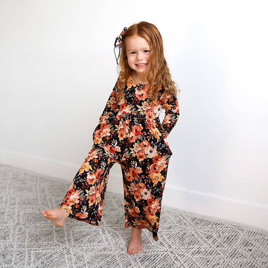 Renee Wide Leg Bamboo Romper