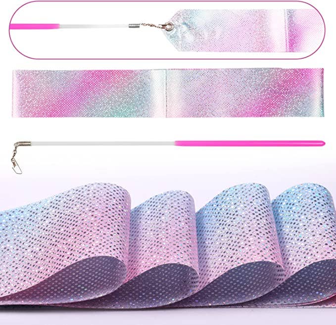 Dance Ribbon - Pink Shimmer: Wand