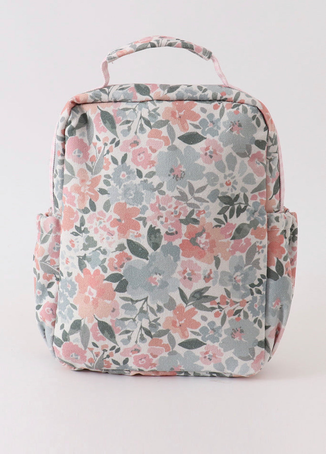 Pink & Mint Floral Lunch Box