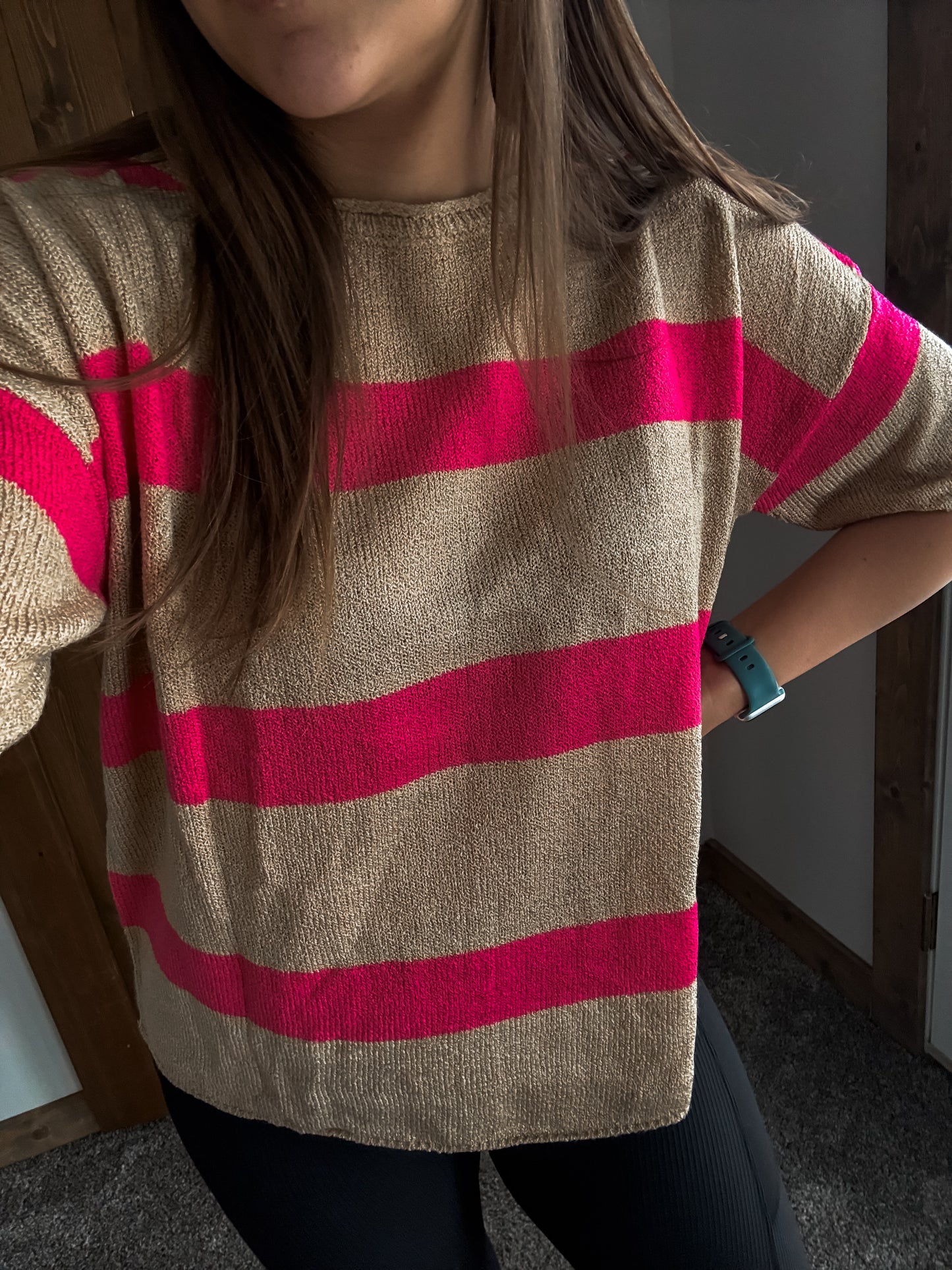 PREORDER: Lightweight Knit Striped Top