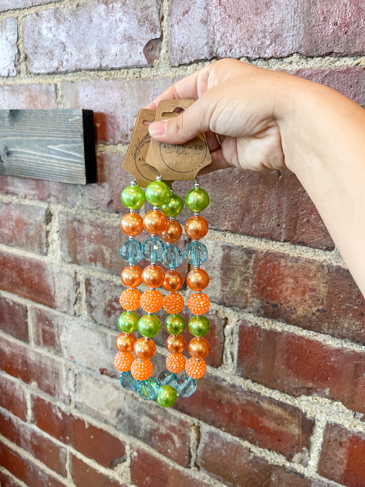 Bubble Gum Necklace: Cool Fall Day