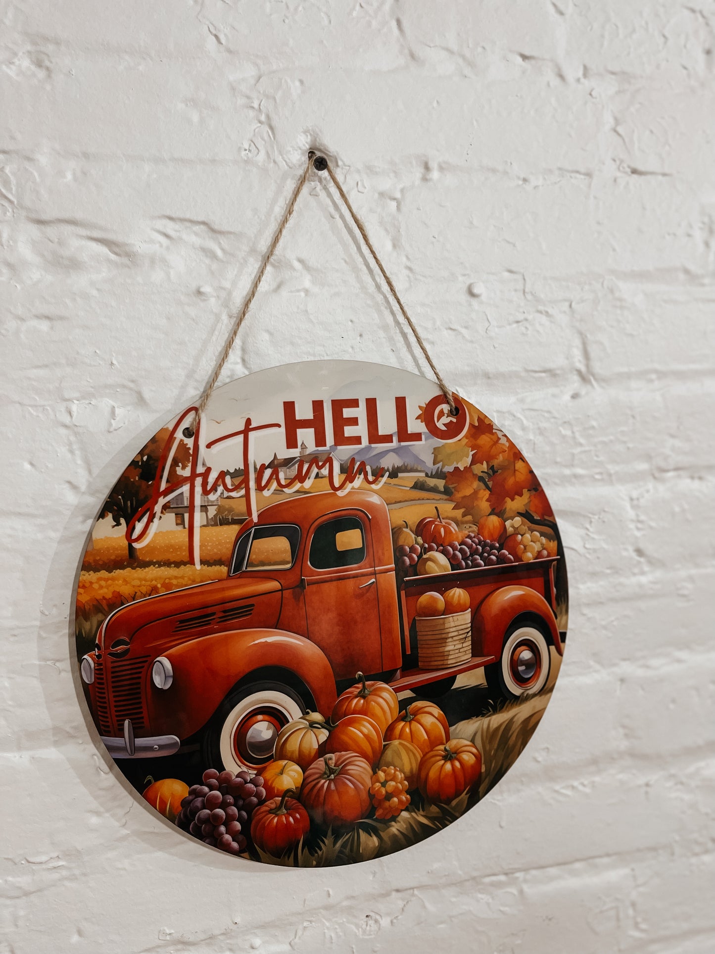 Hello Autumn Door Hanger