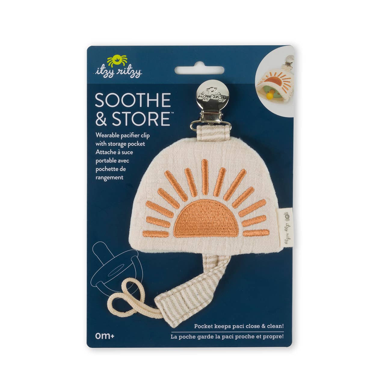 *NEW* Sun Soothe & Store Pacifier Clip