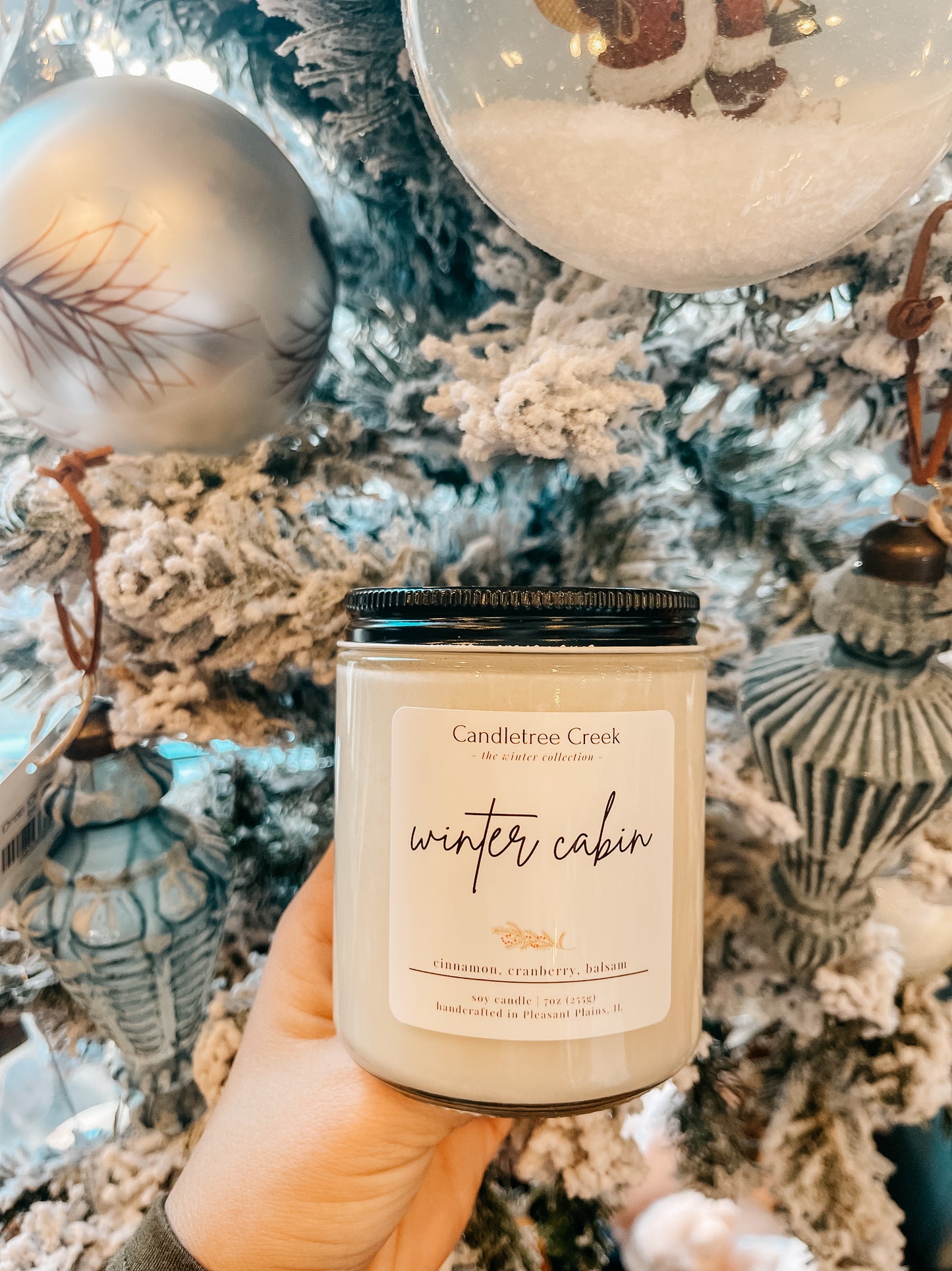 Local Made 7oz Candle: Winter Cabin