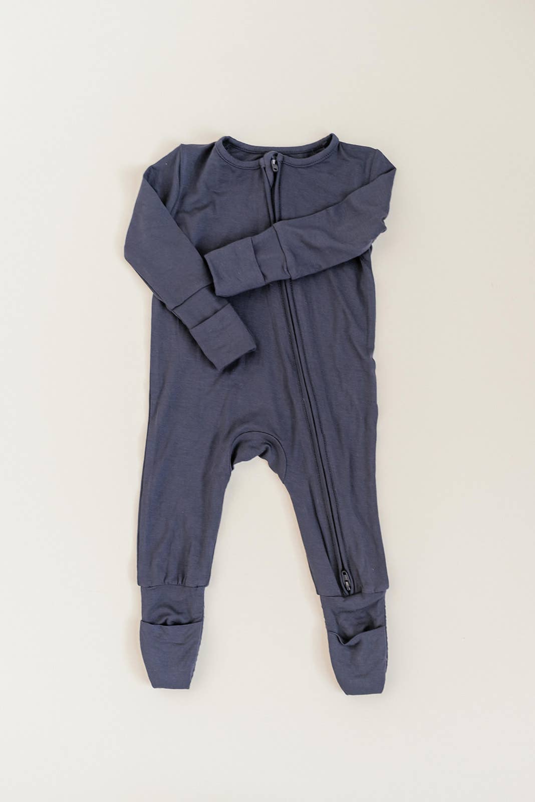 Bamboo Baby Convertible Jumpsuit 0-3 Months - Navy Blue