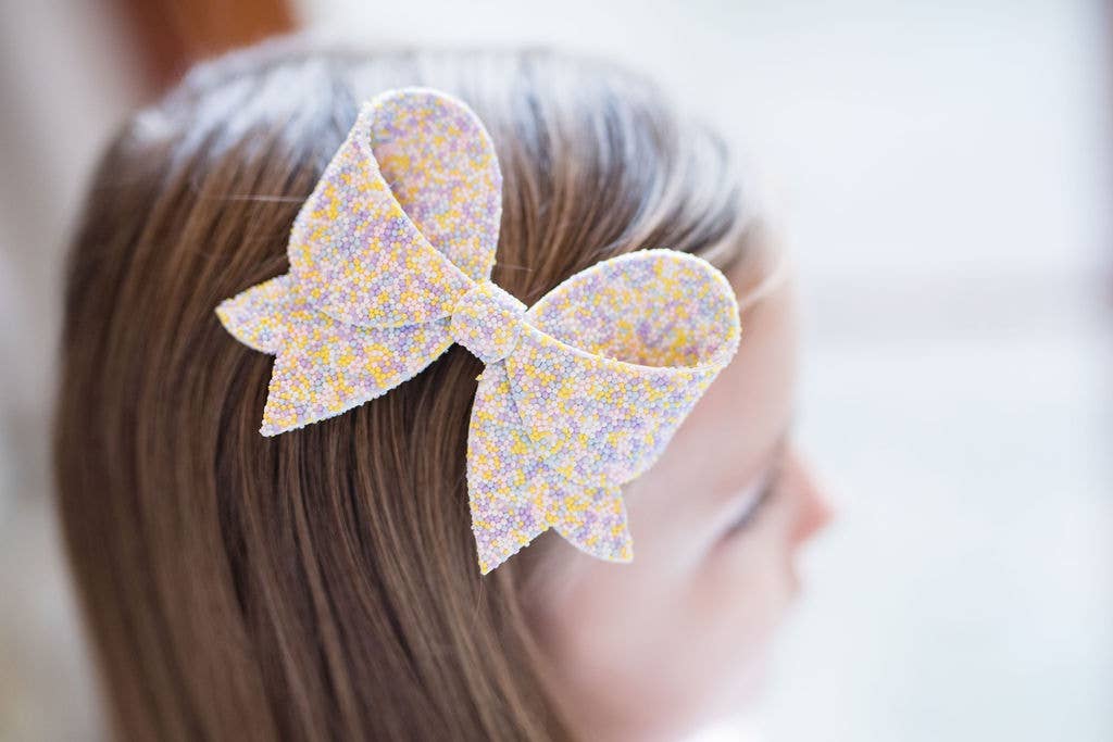 Hair Clip - Sprinkle Bow