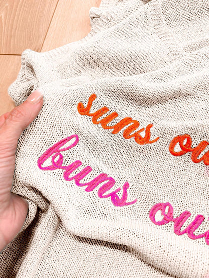 Knit Tank Coverup: PREORDER