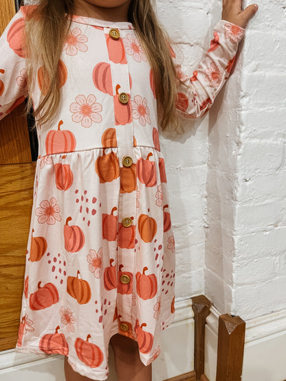 Daisies & Pumpkins Dress