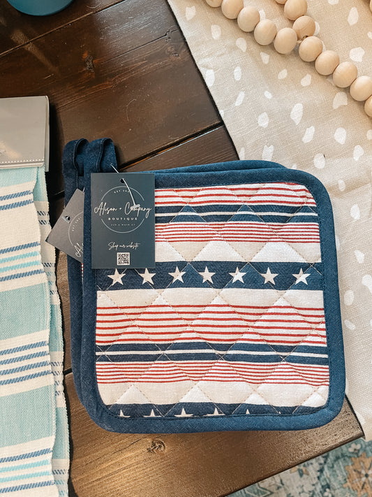 Stars and Stripes pot holders