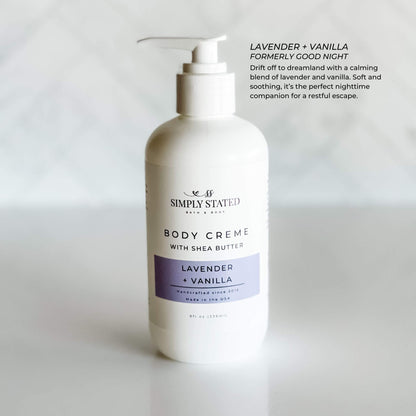 Aromatherapy Body Crème – Hydrating Moisturizer with Essential Oils