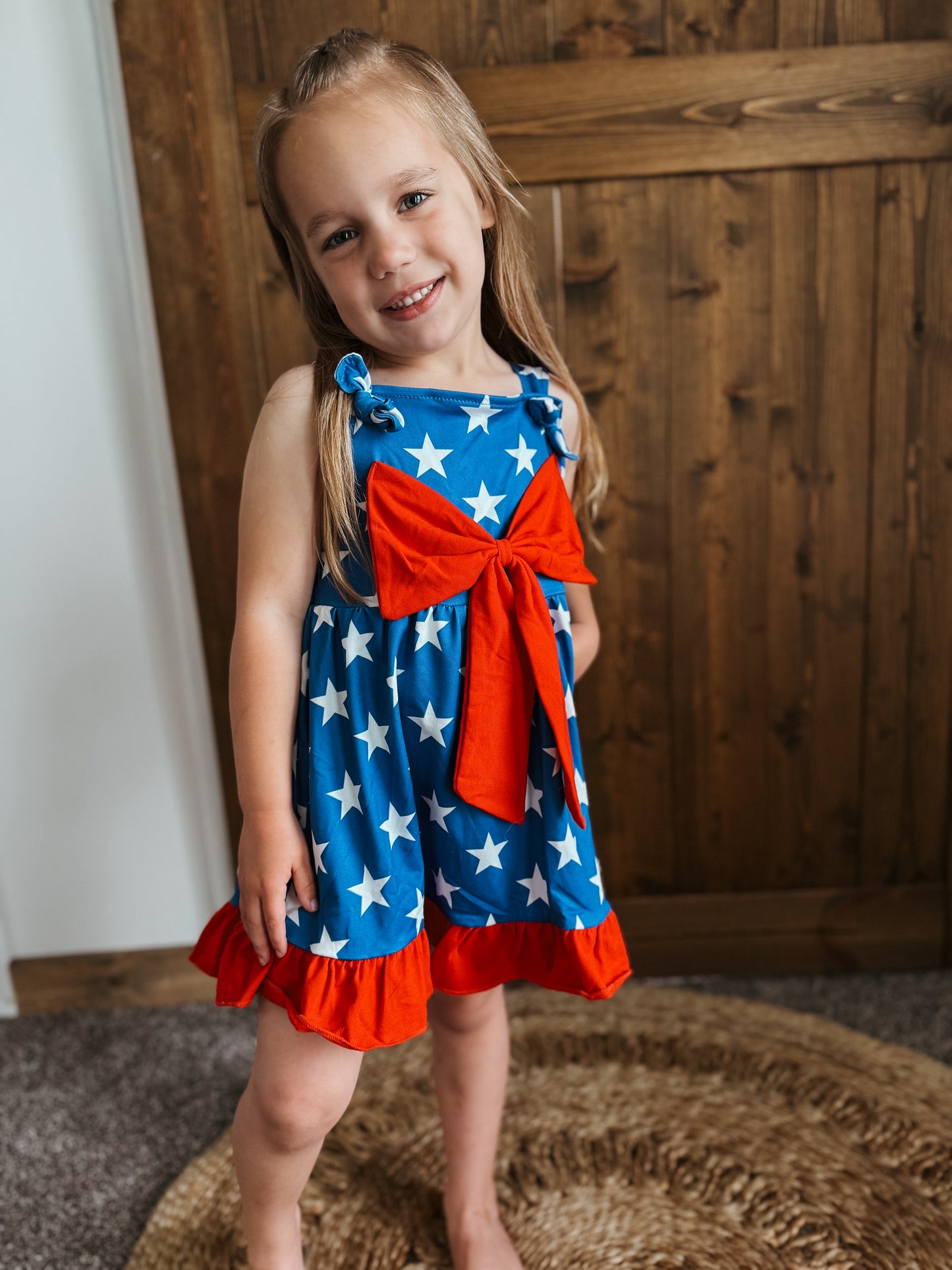 3T American Star Bow Dress