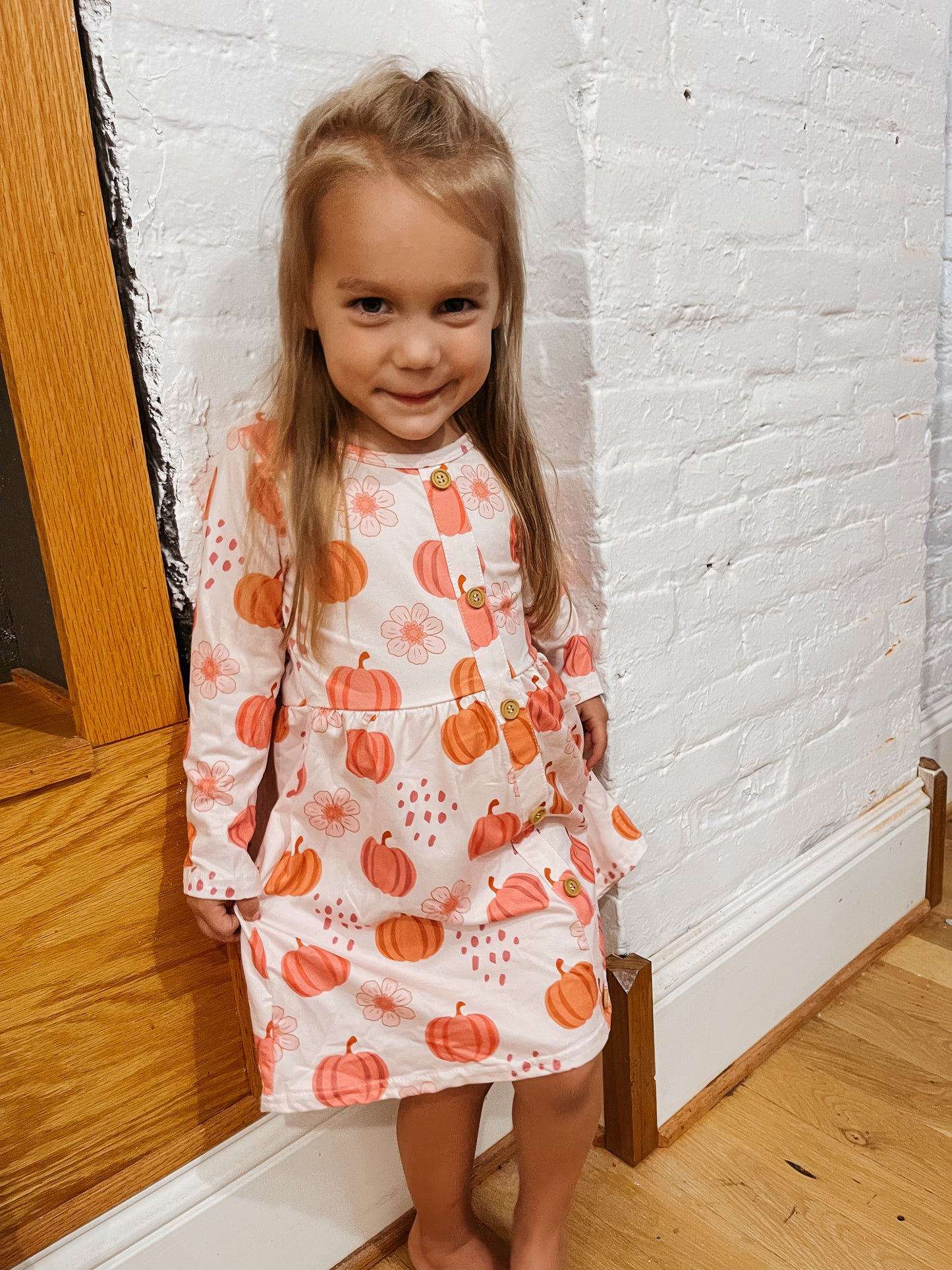 Daisies & Pumpkins Dress