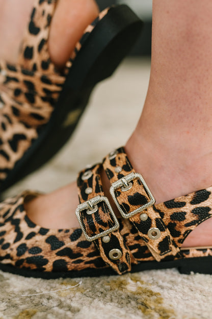 Catwalk Buckle Pointy Toe Flats