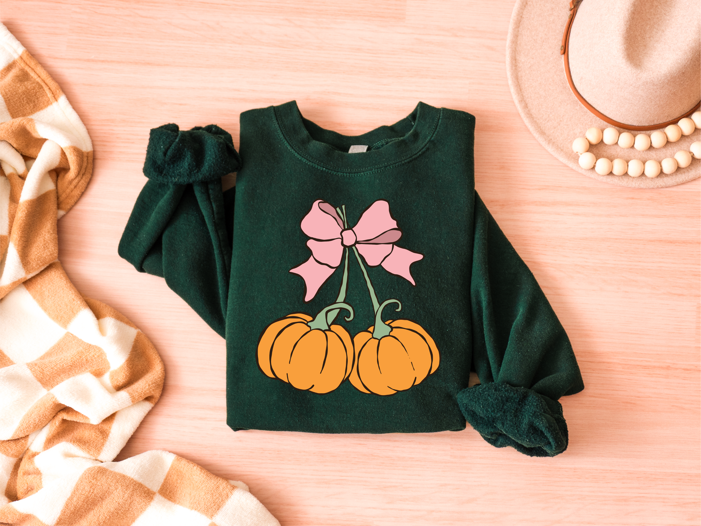 Cutsie Pumpkins Graphic Tee and Sweatshirt