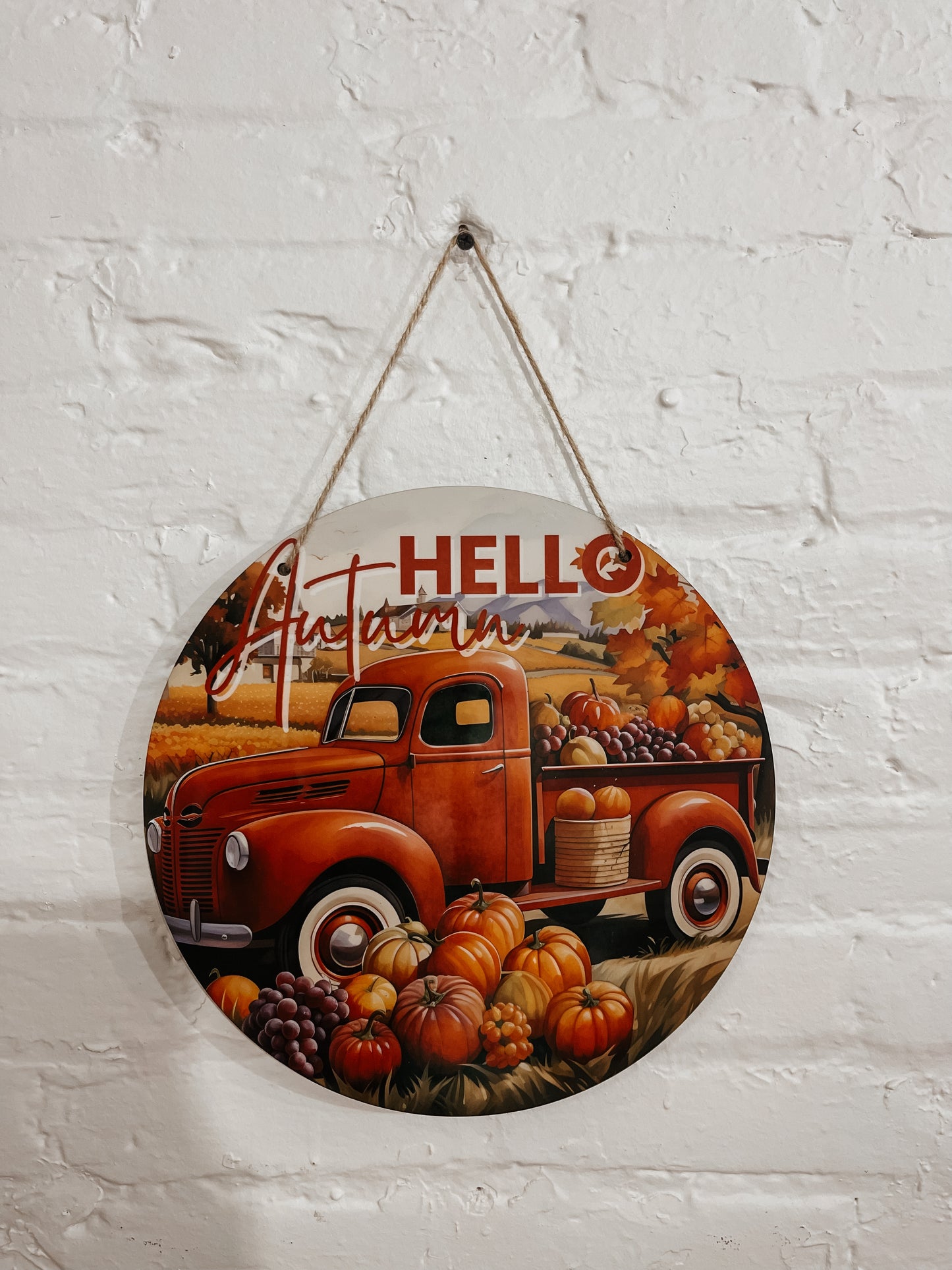 Hello Autumn Door Hanger