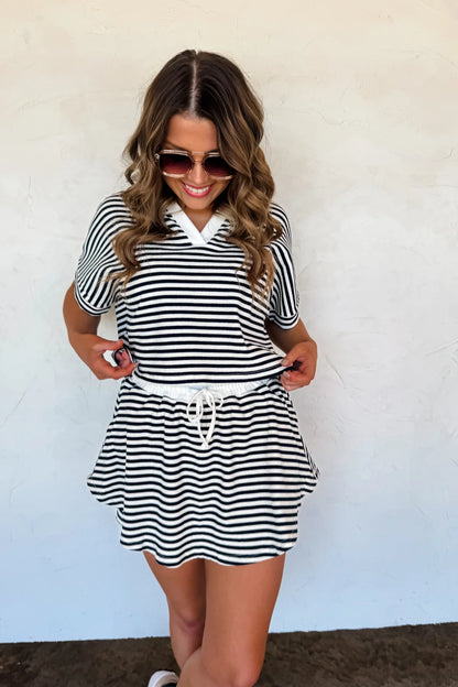 PREORDER Harbor Striped Skort Set: 2 colors