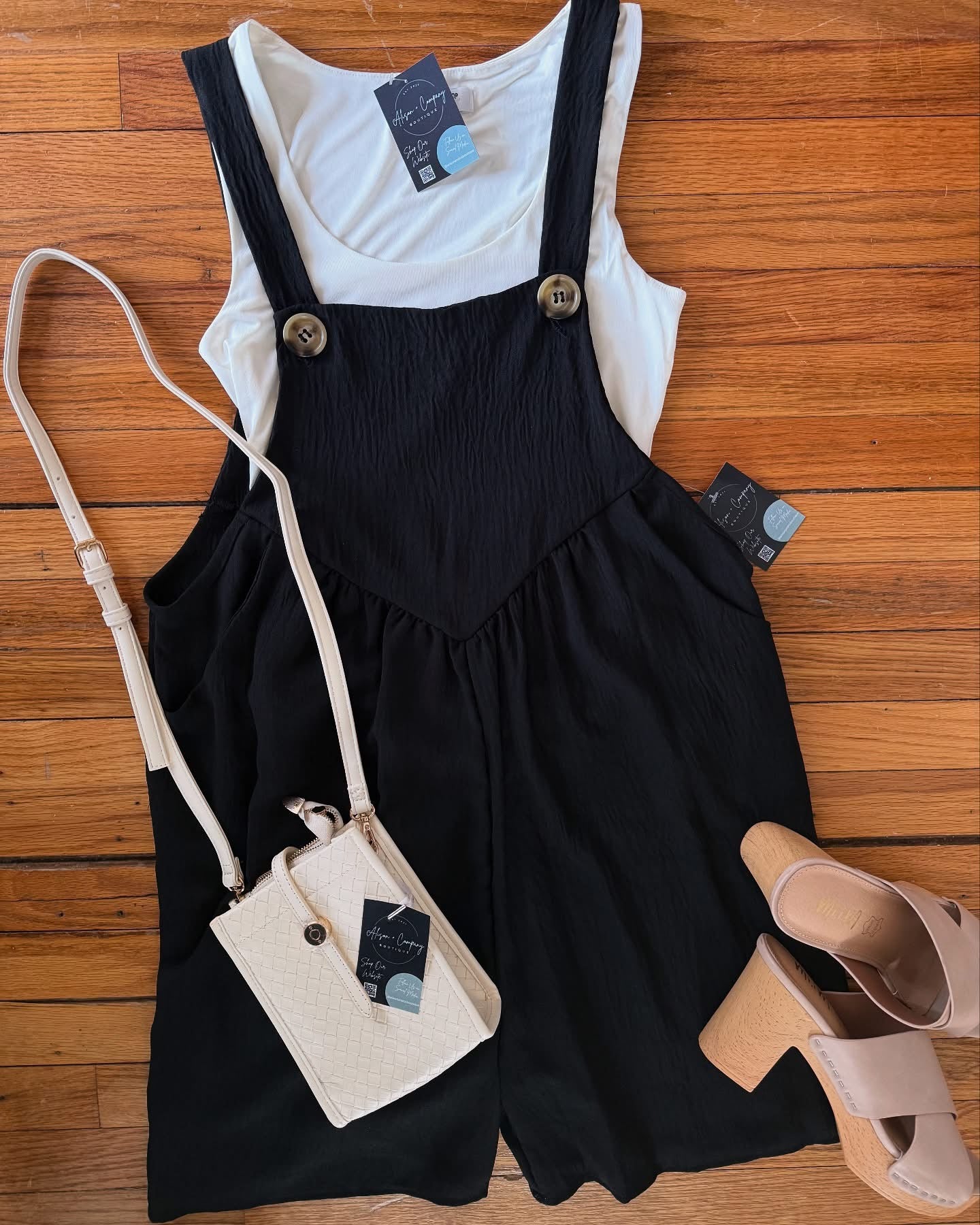 Reversible Knit Tank Bodysuit: White